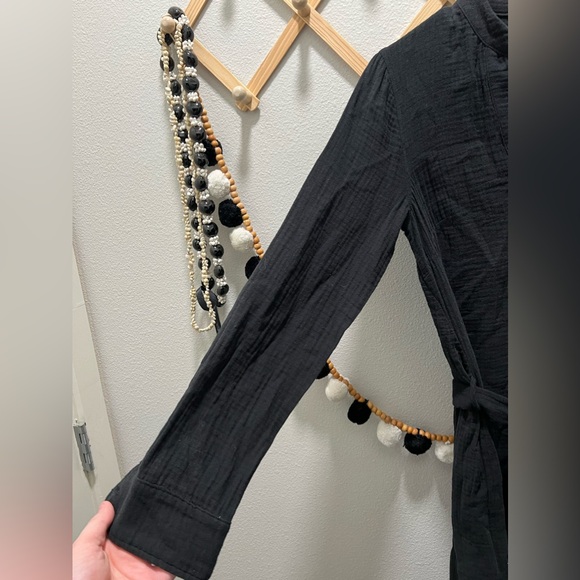 Bird & Knoll Frieda Crinkle Cotton Shirt Dress - Picture 5 of 12